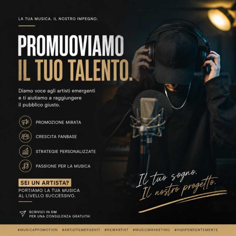 Promozione artisti emergenti scopri come fare